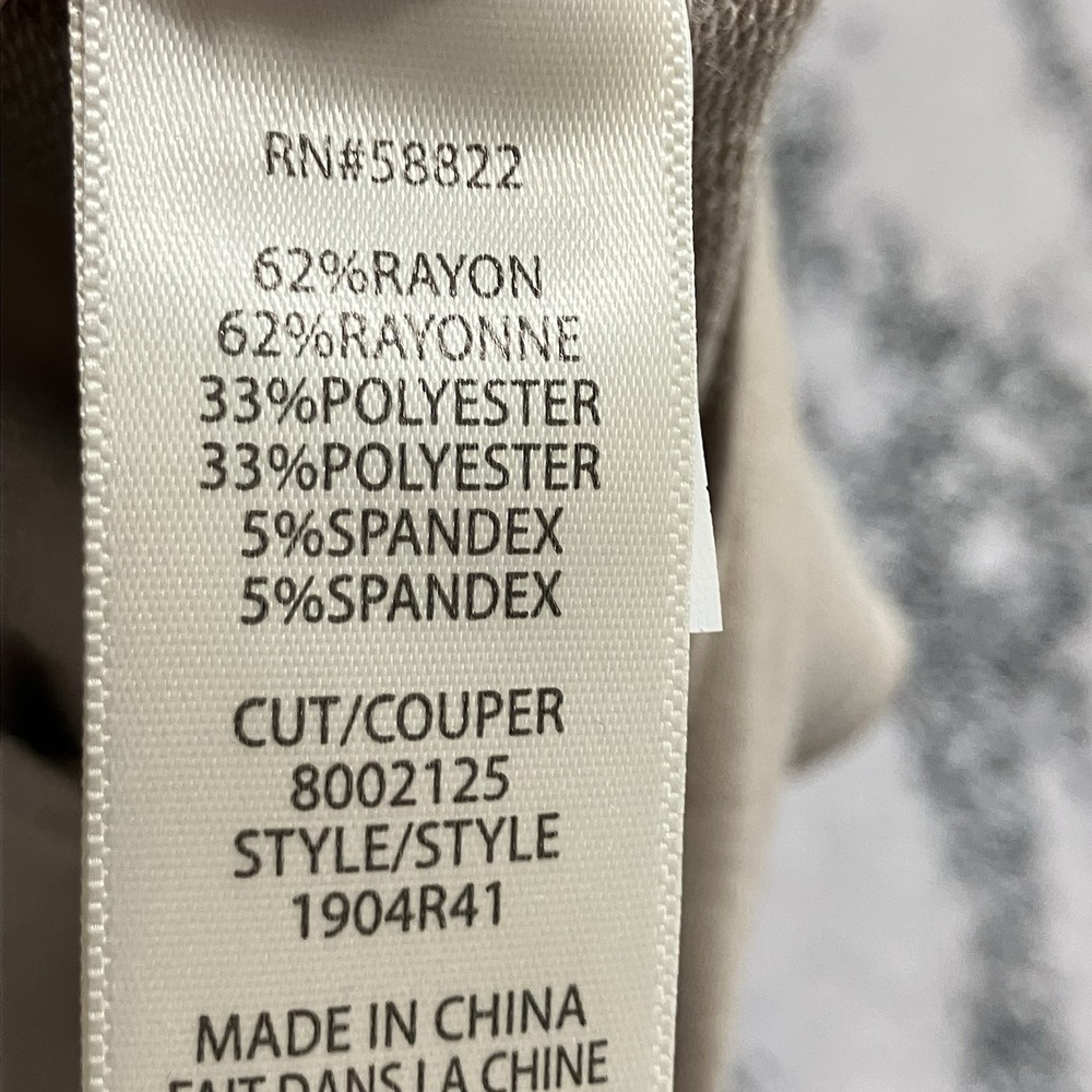 Max Studio Wide Leg Jumpsuit Size Small NWT Beige Sleeveless Tie Waist Minimal - Picture 12 of 15